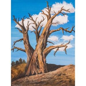 ANCIENT TREE - original acrylic on canvas painting